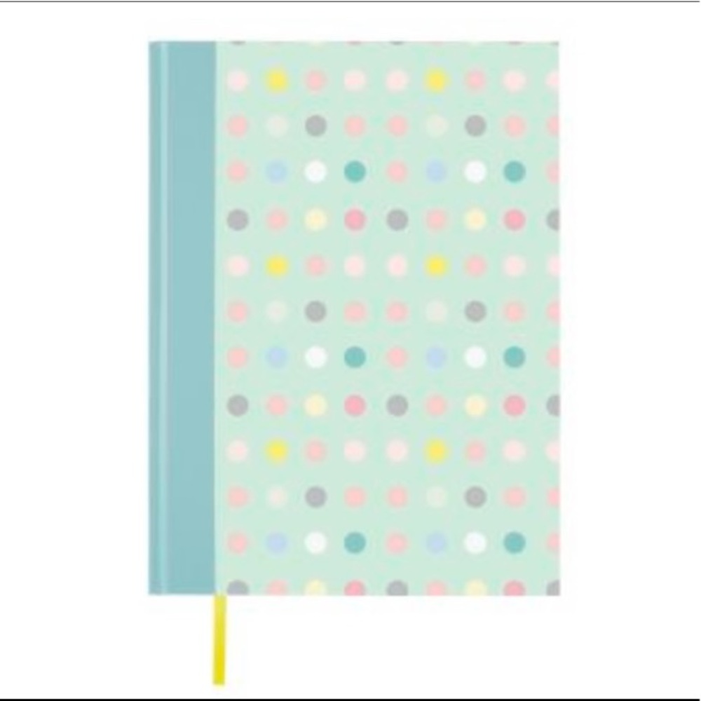 NWT HARDCOVER NOTEBOOK Polka Dots